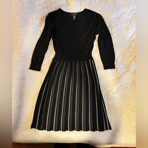 Spense dress. Black white stretch knit size 6